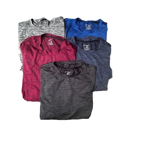 mens athletic t shirts Lot Of 5 Liberty Pro Size Med - Picture 1 of 4